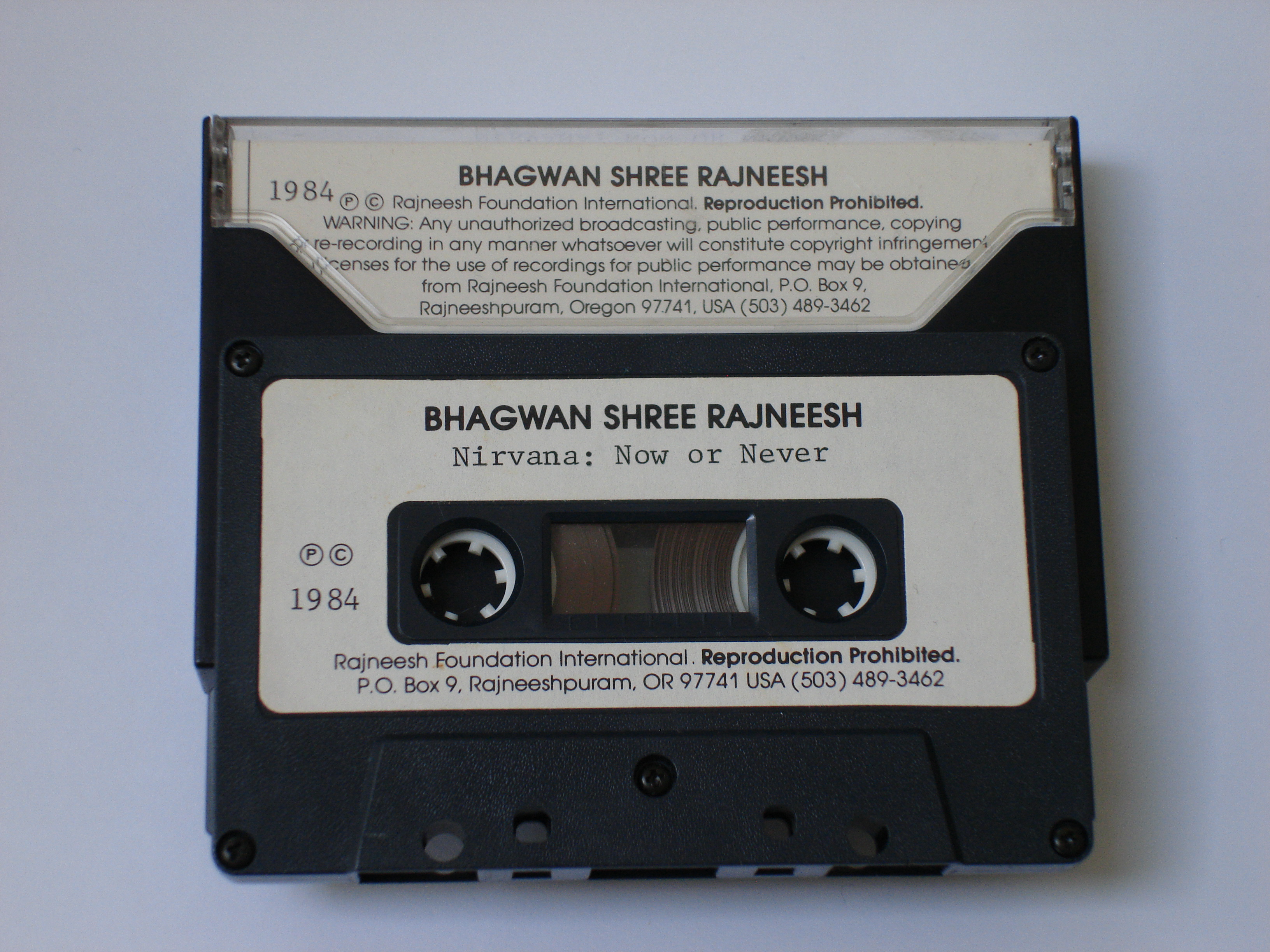 Discourse Audio Cassette Recording